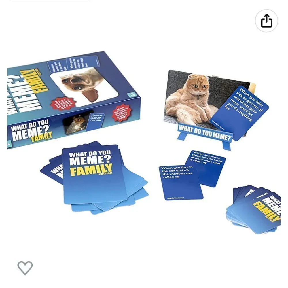 NEW IN BOX What Do You Meme Family Edition Game Family Friendly Party Card Game